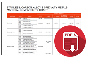 MATERIAL COMPATIBILITY CHART